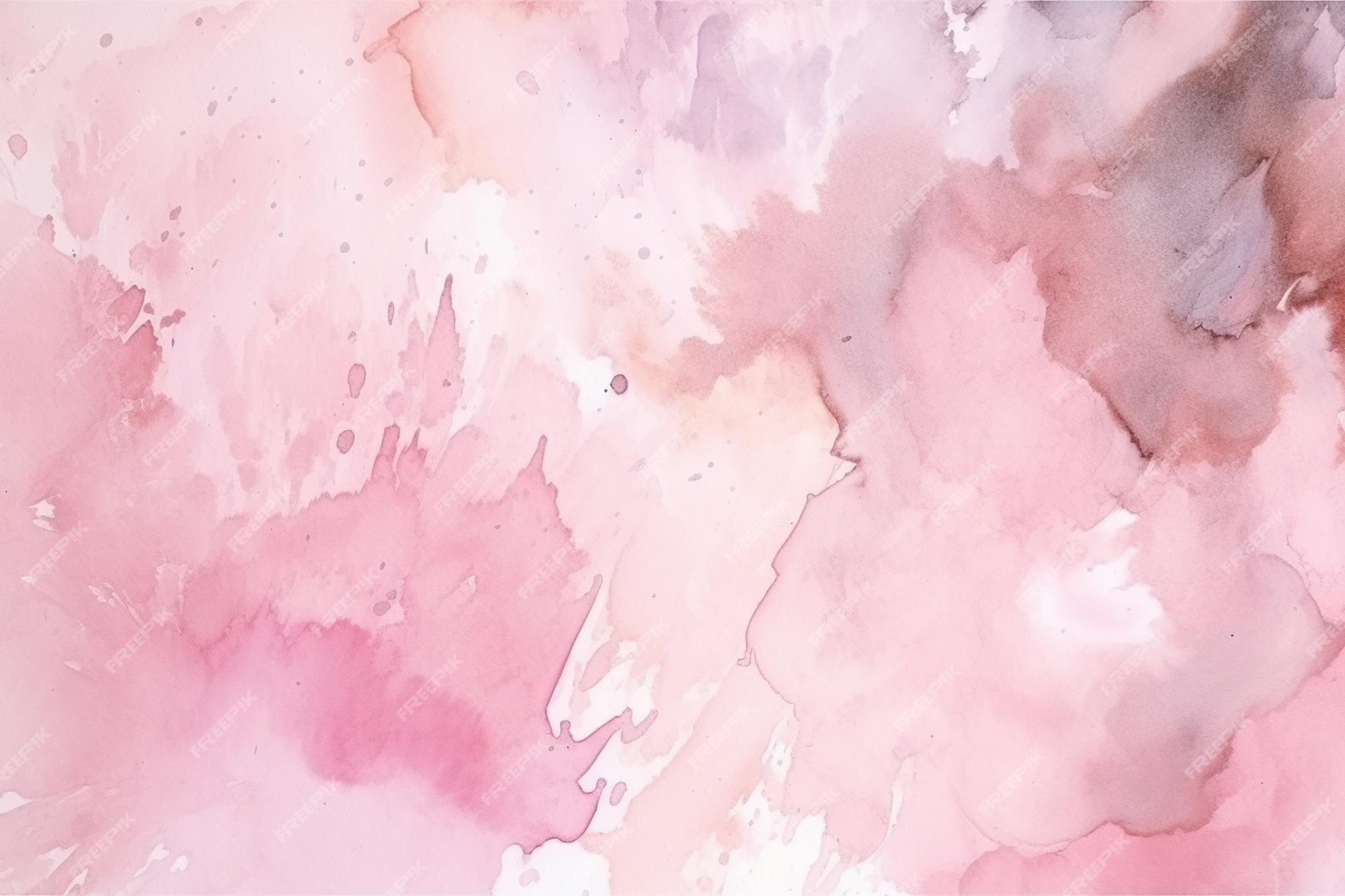 Premium Photo | Pink watercolor abstract background