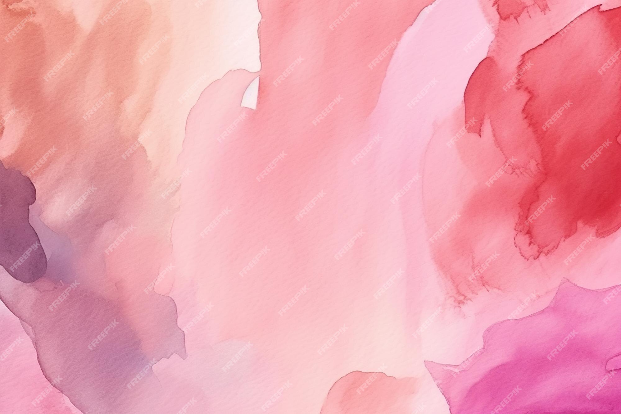 Premium Photo | Pink watercolor abstract background