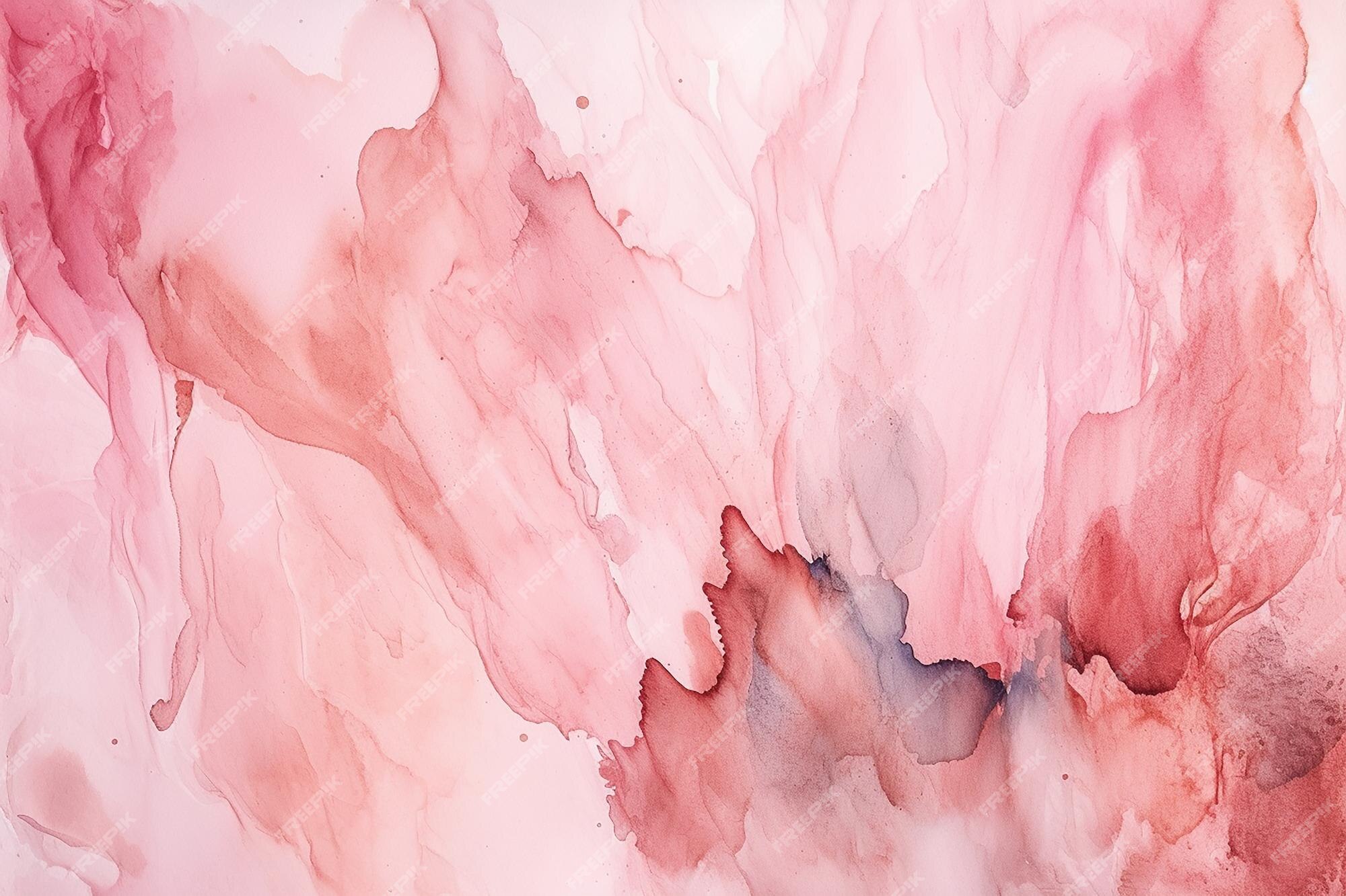 Premium Photo | Pink watercolor abstract background