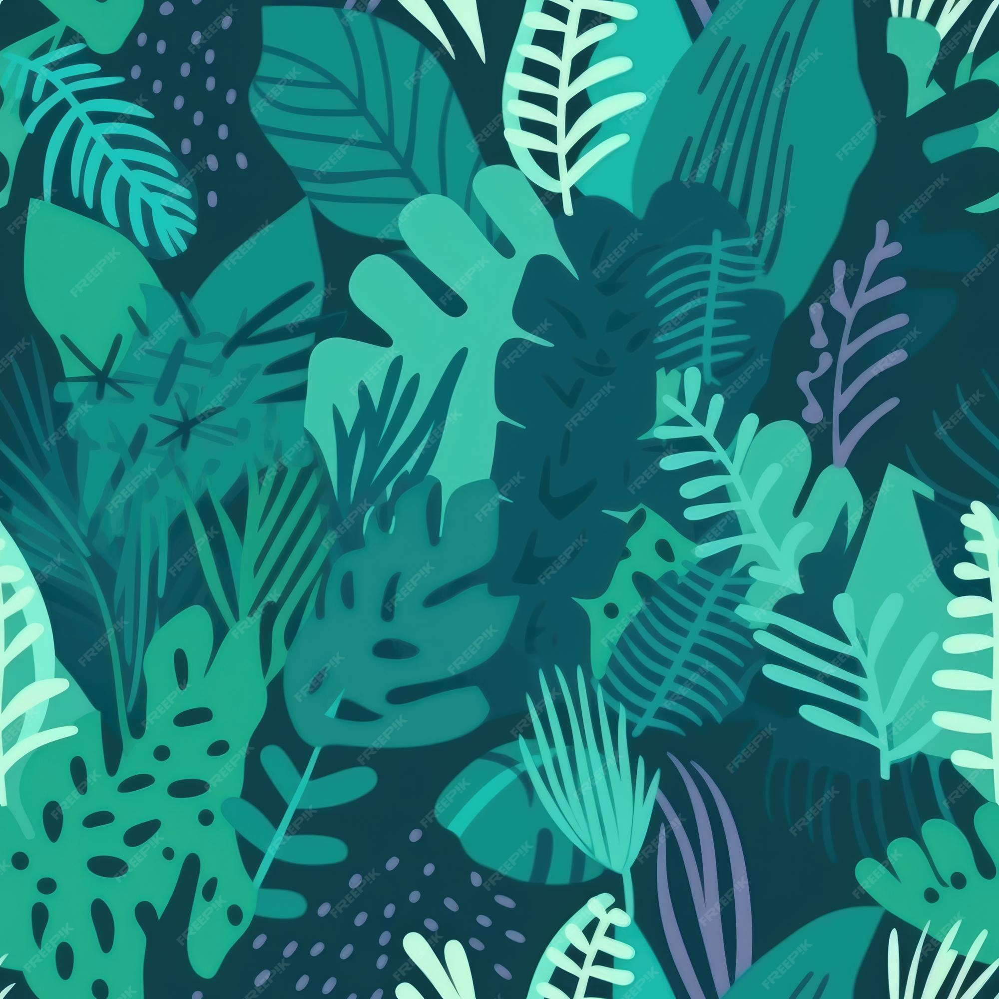 Premium AI Image | Seamless Nature Patterns