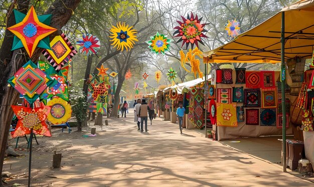 Foto surajkund crafts mela background design