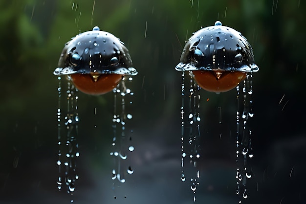 Foto fondo di gocce d'acqua