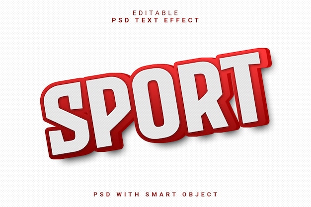 PSD a poster that says sports concept on it