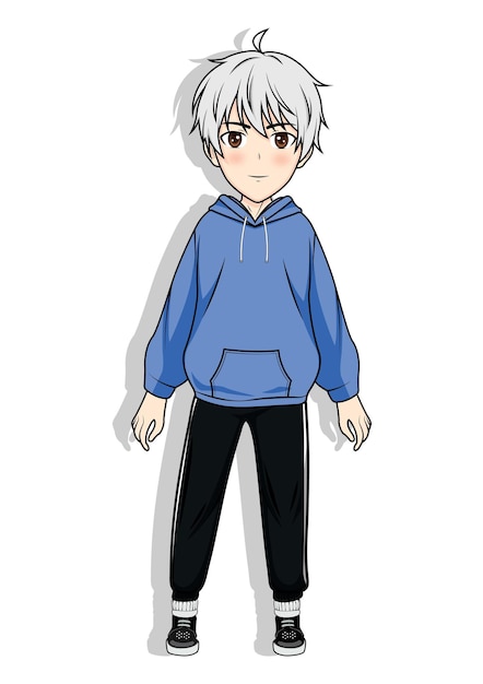 Hoodie Anime Boy by AutoConBuddy on DeviantArt