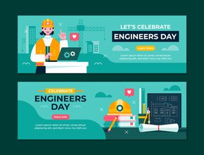 Engineers Day banners