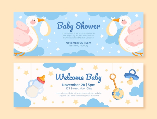 How To Make A DIY Baby Shower Banner BannerAdviser: High Quality Signs ...