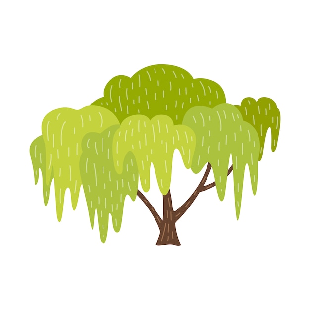 PSD gratuito illustrazione degli alberi isolati