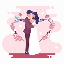 Illustrations de mariage