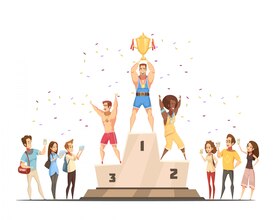 Illustration de podium