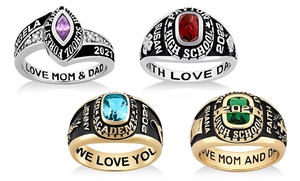 Up to 80% Off a Women's Custom Class Ring from Limogés Jewelry 