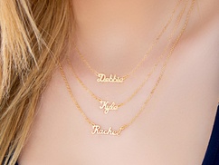 Up to 90% Off Personalized Sterling Silver Name Jewelry