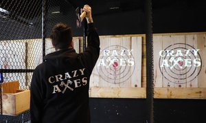 75-Minute Axe Throwing Session for Two, Four, or Six