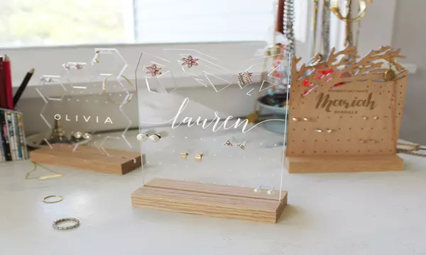 $17.99 for Personalized Jewelry Stand from Etchey ($36 Value) - Primary Image