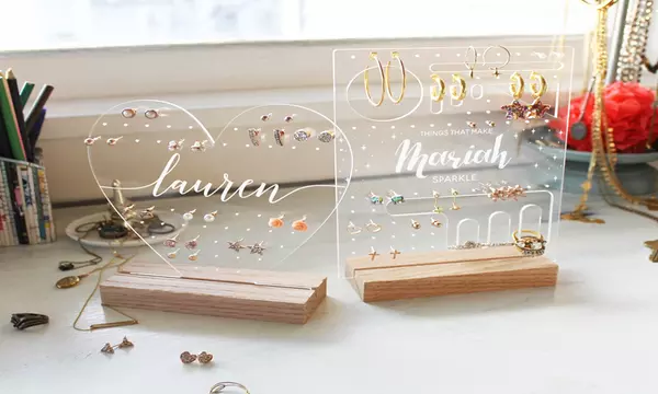 $17.99 for Personalized Jewelry Stand from Etchey ($36 Value) - Second Medium