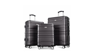 New Model Expandable ABS Luggage Hardside Lightweight Durable Suitcase sets