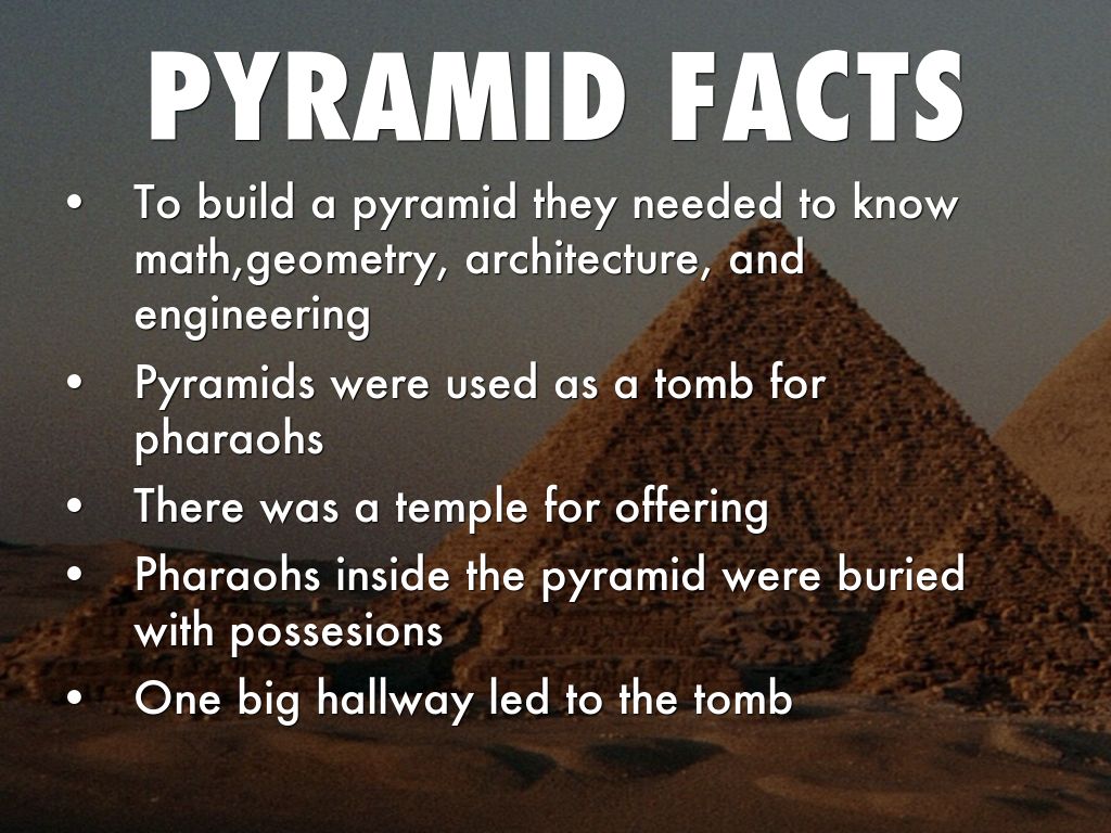 10 Facts About The Pyramids - Design Talk