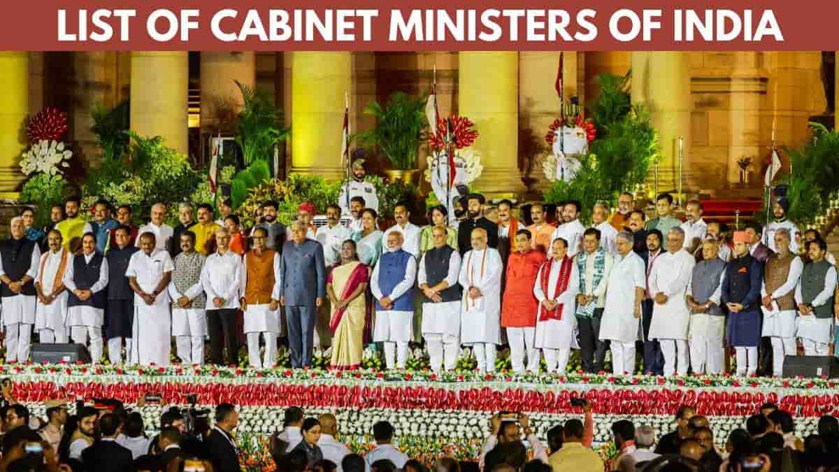 Cabinet Ministers of India 2024: Check the Complete List Here!