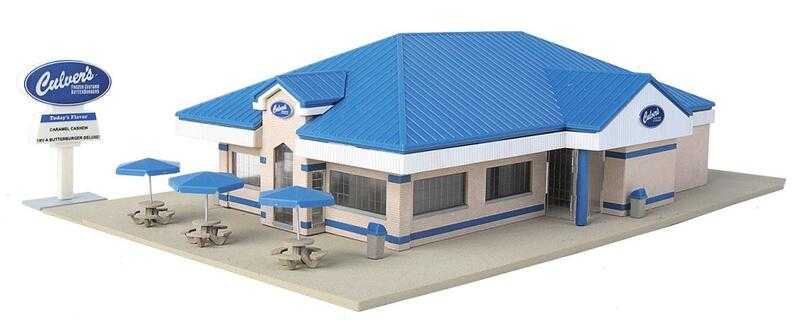 Mini 現貨 Walthers 933-3486 HO規 Culvers 漢堡快餐連鎖店