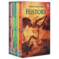 10  Hardcover books Usborne Beginners History,Children’s Interesting History Books in Box. 