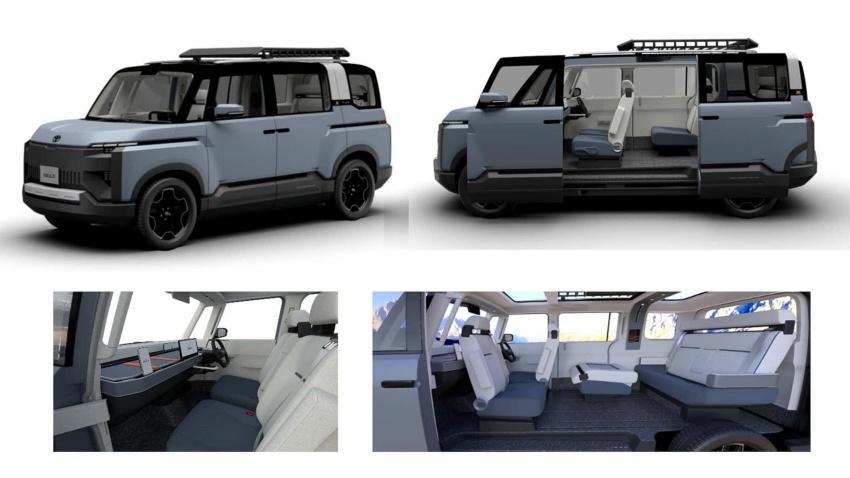 獨特的跨界 MPV 風格以及寬敞空間設計，使 X-Van Gear 適合多種用途。