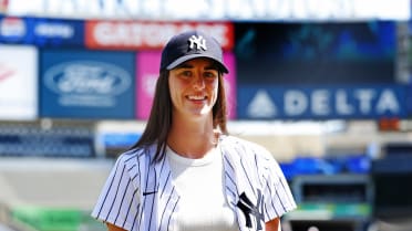 Caitlin Clark joins the Yankees' broadcast