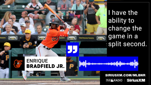 Enrique Bradfield Jr. on his MiLB experience, impact