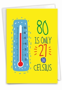 80 In Celsius Card