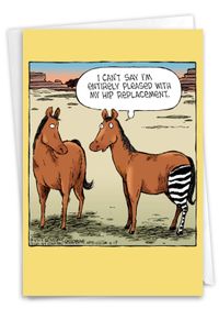 Horse Hip Replacement Card