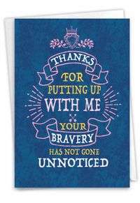 Humorous Relationship Courage Card