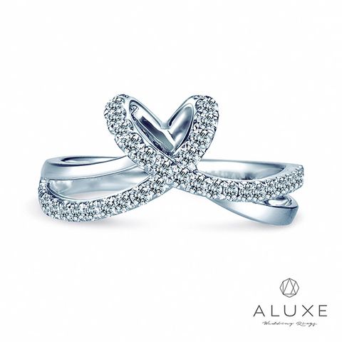 【ALUXE 亞立詩鑽石】纏繞珠寶系列 奢華美鑽戒指