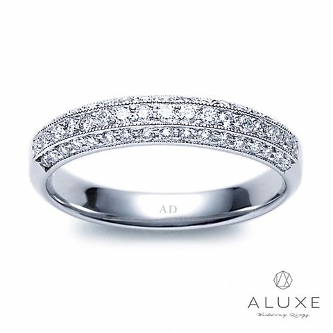 【ALUXE 亞立詩鑽石】The Luxe系列 奢華美鑽戒指