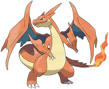 Mega Charizard Y artwork by Ken Sugimori