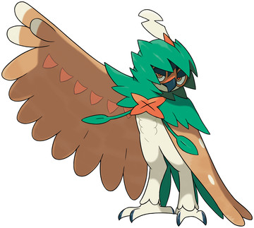 Decidueye artwork by Ken Sugimori