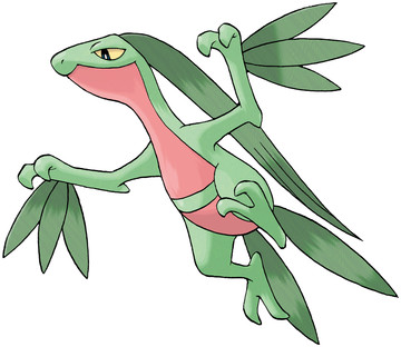 Grovyle artwork by Ken Sugimori