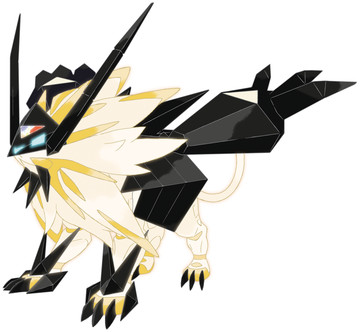 Necrozma (Dusk Mane Necrozma) artwork by Ken Sugimori