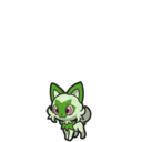 Sprigatito sprite from Scarlet & Violet