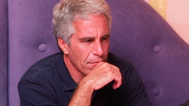 Billionaire Jeffrey Epstein in Cambridge, Massachusetts.