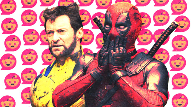 Ryan Reynolds as Deadpool/Wade Wilson and Hugh Jackman as Wolverine.