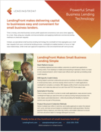 Your Guide to LendingFront: Powerful Small Business Lending Technology