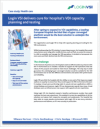 Leading Swiss Hospital Cures Hyper-Converged VDI Capacity Planning Woes