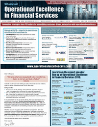 Operational Excellence in Financial Services