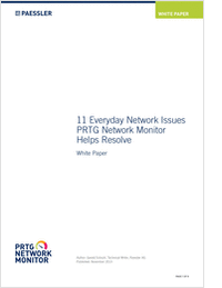 11 Everyday Network Issues PRTG Network Monitor Helps Resolve