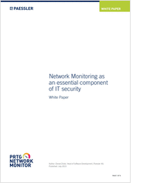 Network Monitoring as an Essential Component of IT Security