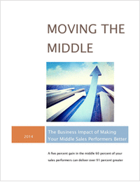 Moving the Middle: The Business Impact of Making Your Middle Sales Performers Better