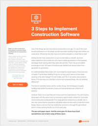 3 Steps to Implement Construction Software