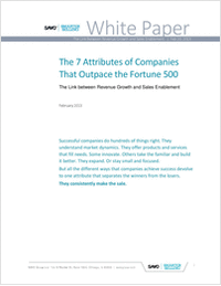 Smarter@Sales: The 7 Attributes of Companies That Outpace the Fortune 500