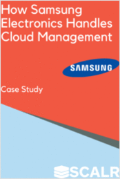 Lean How Samsung Electronics Accelerated Cloud Adoption with Scalr