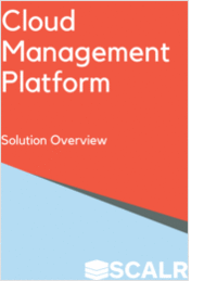 Cloud Management Platform - Solution Overview