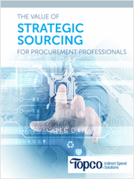 The Value of Strategic Sourcing for Procurement Professionals