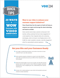 20 Ways to Wow Customers with Live Video Assistance